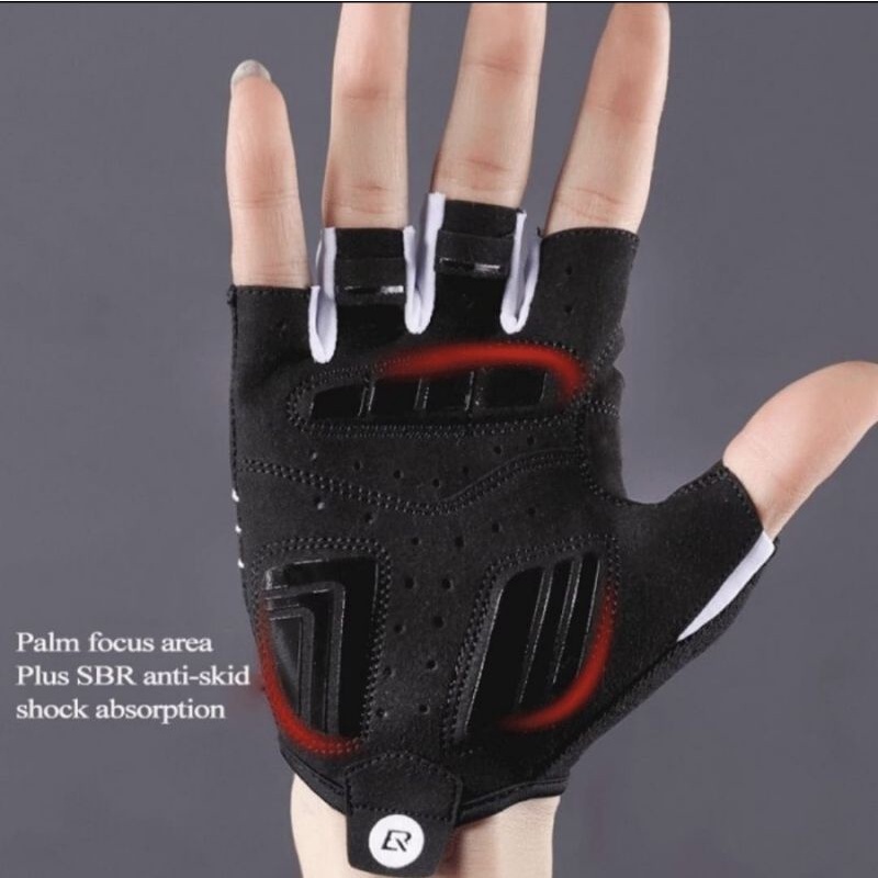 Sarung Tangan Sepeda Bike Glove ROCKBROS S107 Half Finger shockproof