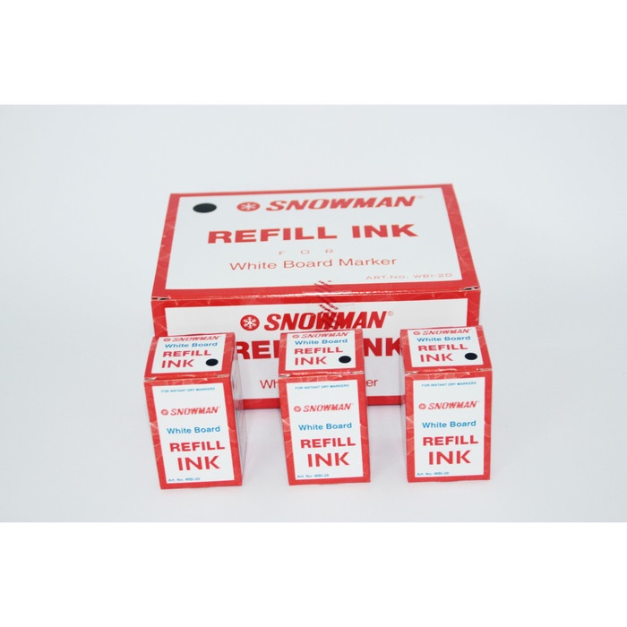 

Wow Ink Refill / Isi Tinta Spidol Snowman Boardmarker Hot Sale