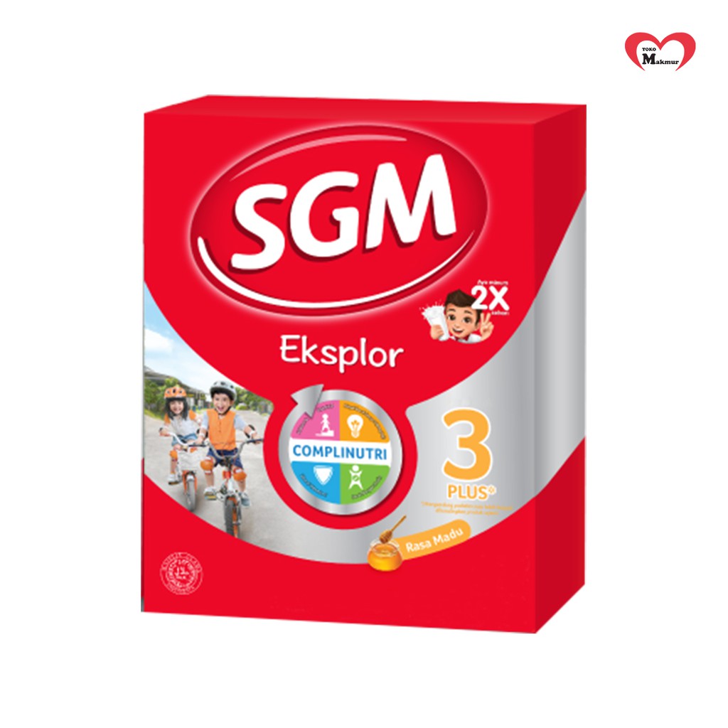 Sgm Eksplor 3+  Vanila / Madu / Coklat 900gr / Toko Makmur Online