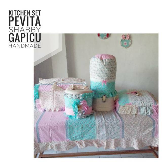 KIRIAM Murah Kitchen set. Kitchen set. Set dapur. Set taplak meja. Taplak meja. Sarung galon