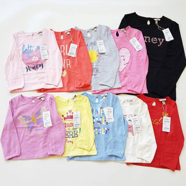 Long sleeve tee "Poney" Original