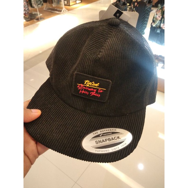 TOPI RIP CURL CAP ORIGINAL SALE KIDS BLACK