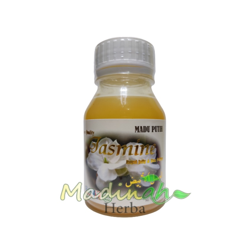 Madu Putih Jasmine Super Quality Plus Royal Jelly &amp; Bee pollen 350 Gram