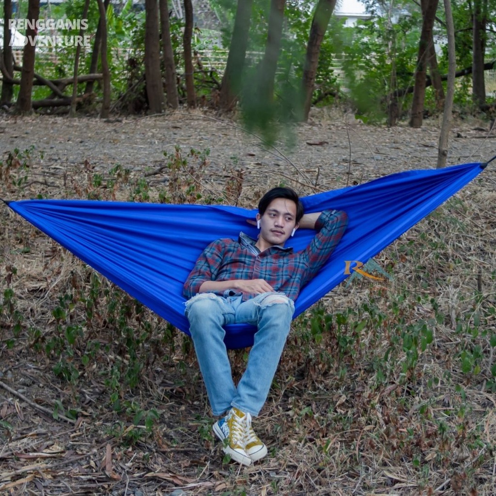 Hammock RIR OUTDOOR Single Ayunan Hammok OUTDOOR Camping HAMOK MURAH