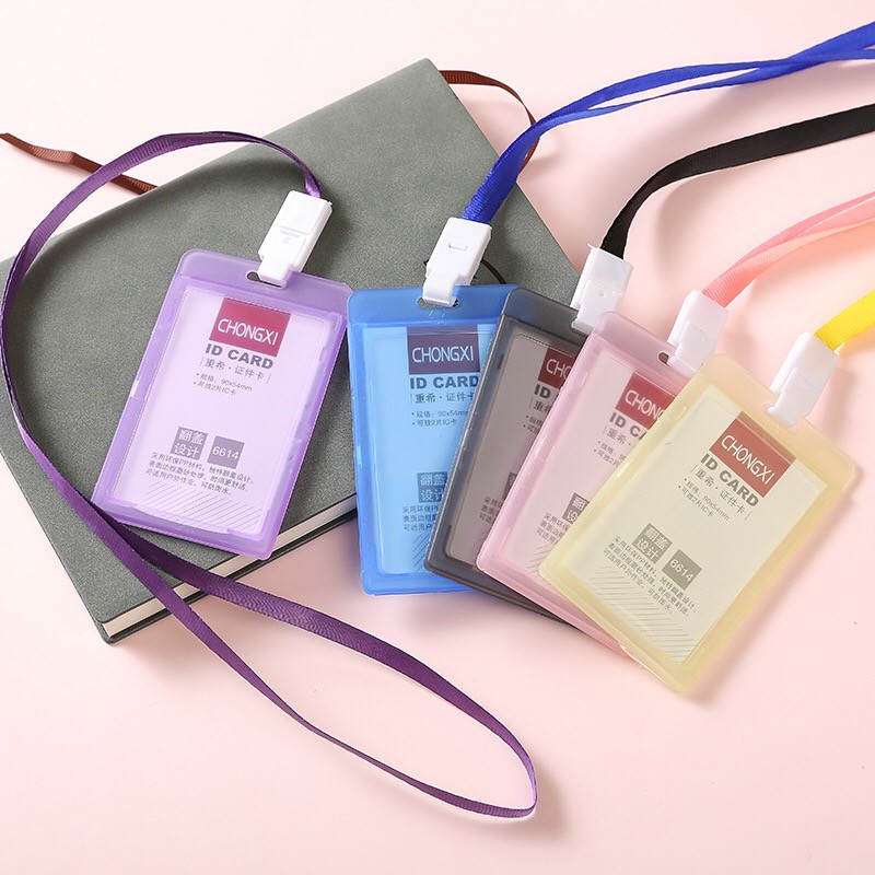 

Tempat Kartu / ID Card Holder Polos Warna Warni