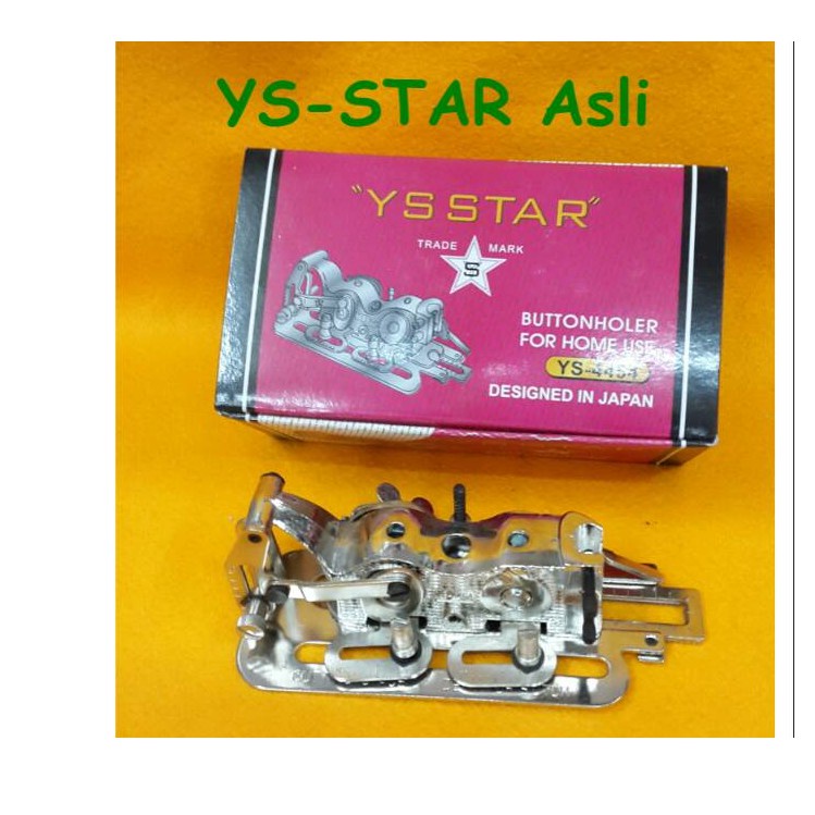 alat untuk membuat lubang kancing di mesin jahit konvesional/tradisional - YS-star 4454 original