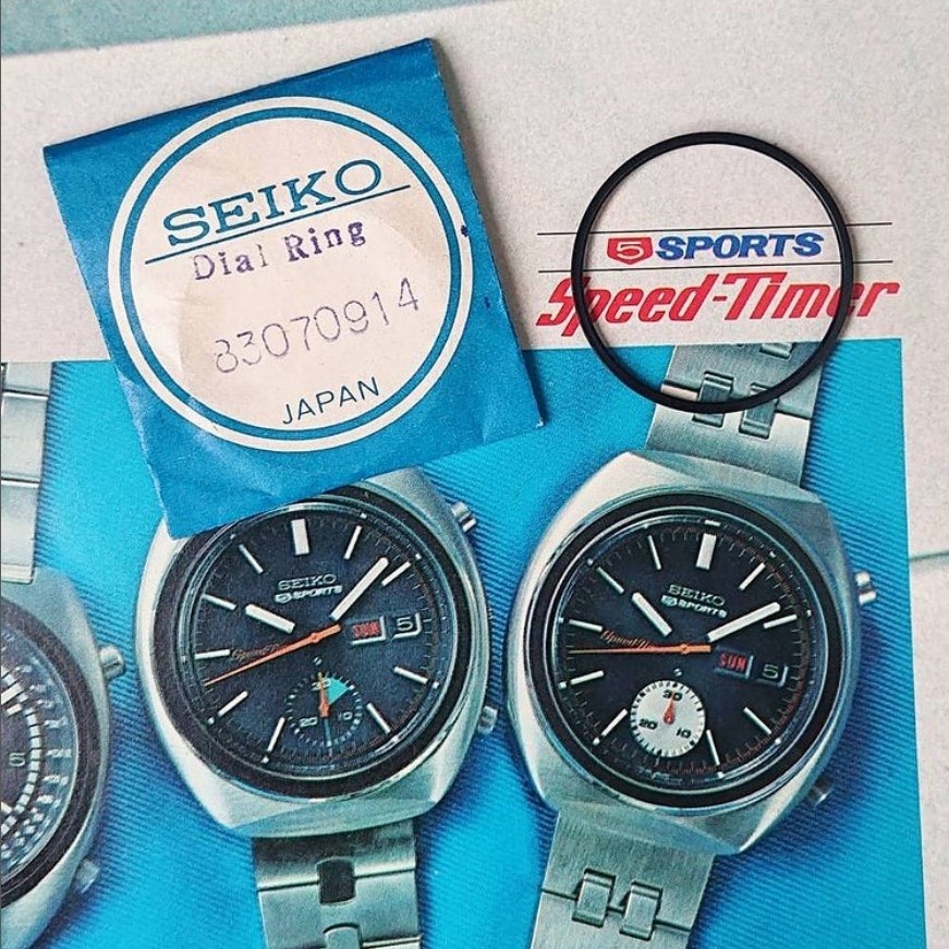Dial Ring untuk Seiko 5 Sports Chronograph 6139-8000/8001/8002