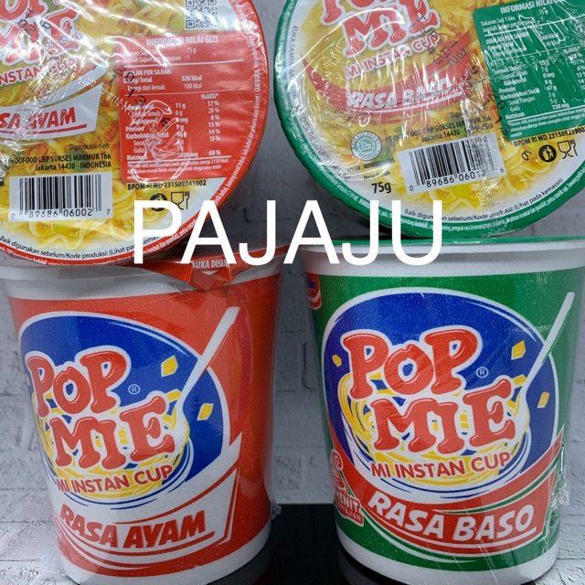 

Pop Mie indomie cup dus PROMO Murah