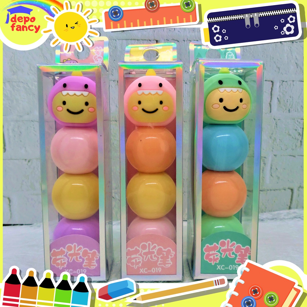 

Stabilo / Textliner / Highlighter Lucu Fancy Karakter