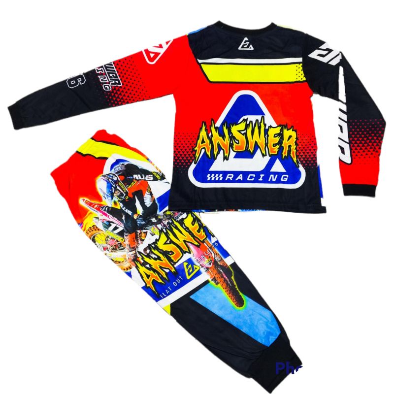 SETELAN BAJU MOTOR CROSS , SETELAN BAJU ANAK MOTOR BALAP, SETELAN BAJU ANAK LAKI LENGAN PANJANG