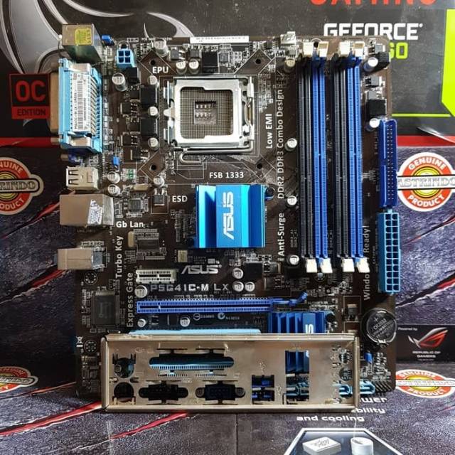 Motherboard Intel Asus G41 Combo Memory RAM