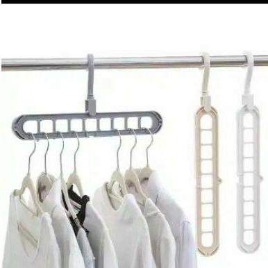 Gantungan baju multifungsi magic hanger 9 in 1 wonder hangergood  god