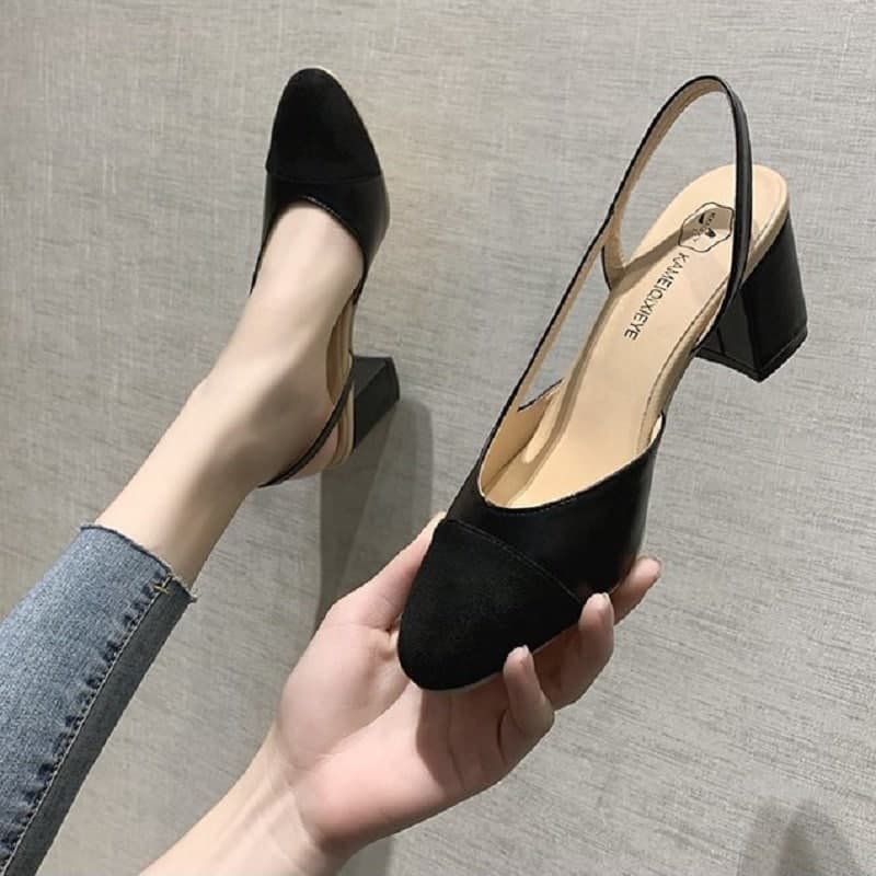 SS2240 hak tahu wanita kerja heels import murah terbaru sepatu heels kantoran high heels