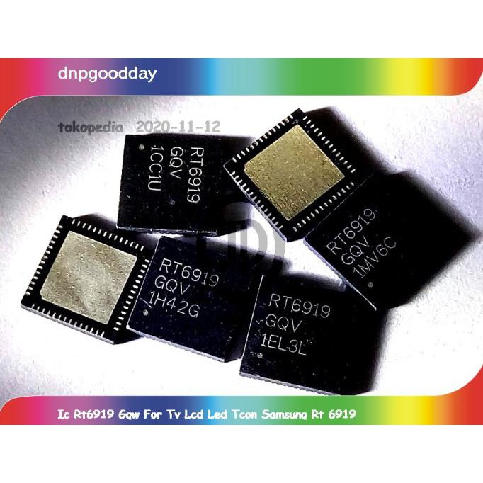 Ic Rt6919 Gqw For Tv Lcd Led Tcon Samsung Rt 6919 Dnpgood11 Buru Order