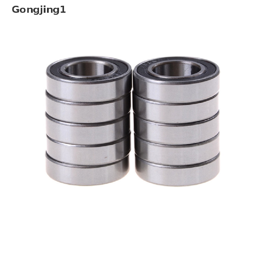 Gongjing1 10pcs 6902-2RS Bearing 15x28 X 7mm Metrik Tipis 6902RS