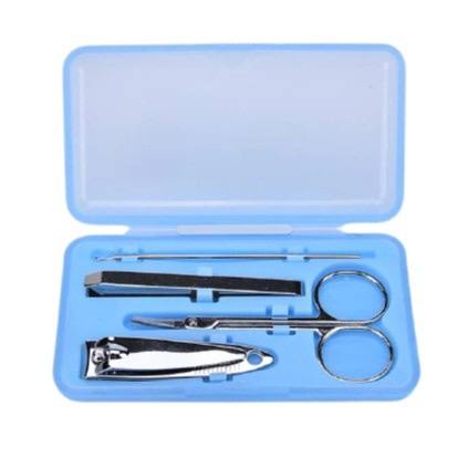 Manicure Pedicure Set 7IN1 dan 4IN1 Dompet Paket Pembersih Kuku Pinset Gunting Lancip Korek telinga Kuping