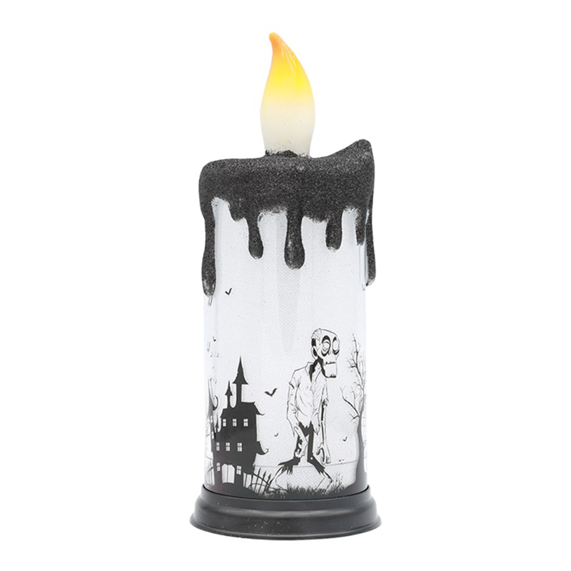 Zzz Lampu Lilin LED Elektrik Tanpa Api Tenaga Baterai Untuk Dekorasi Pesta Pernikahan / Natal / Halloween