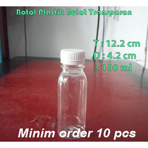 Botol Plastik 100 ml / Botol Plastik Jelly 100ml Murah Bahan Tebal