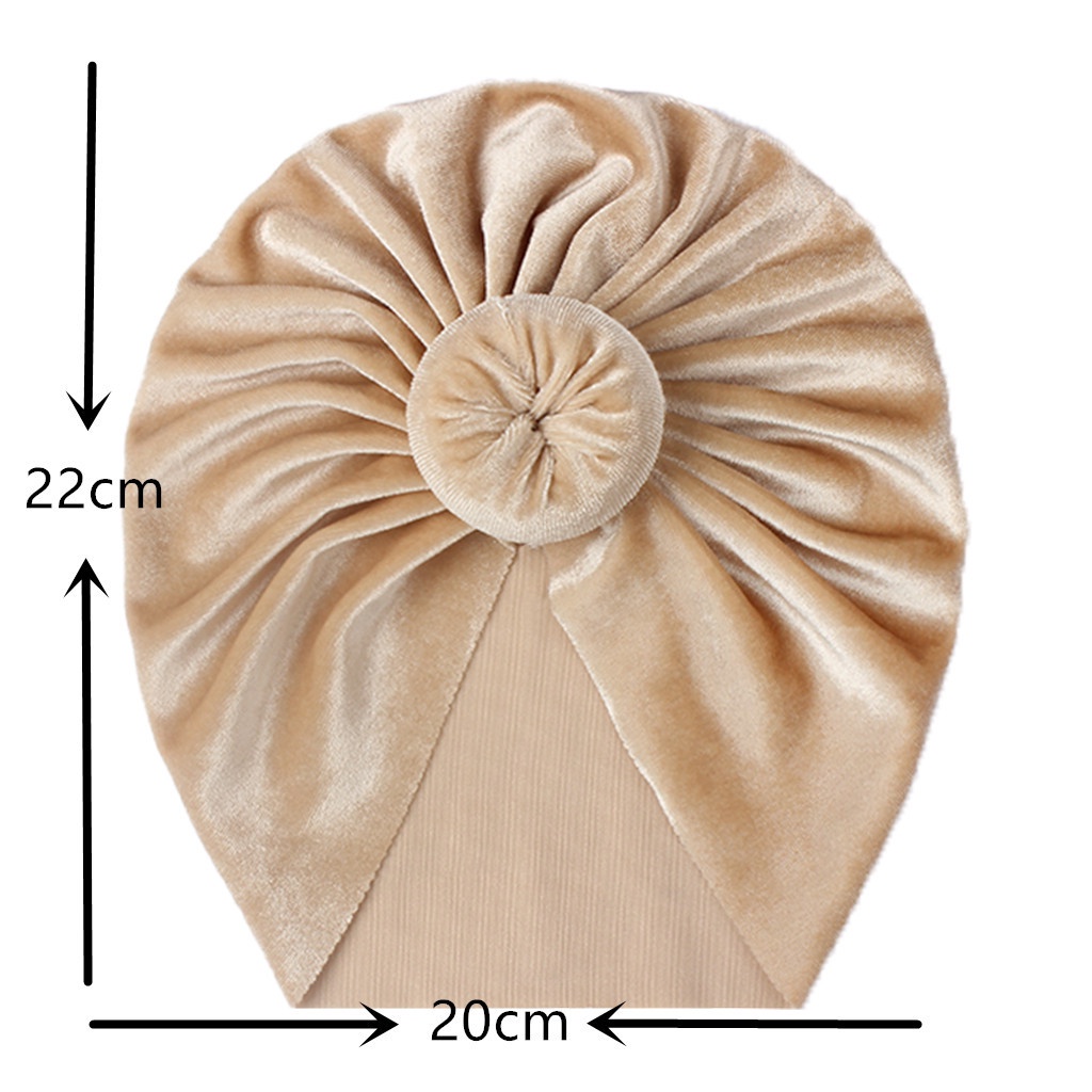 CG TB4-Turban Anak Bayi Donut Velvet Import