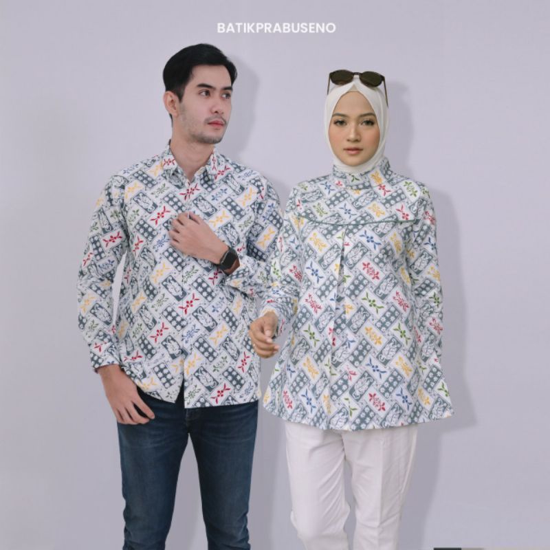 PRABUSENO // Batik Couple Abiseno-Dayana dari Batik Prabuseno Bahan Katun asli buatan anak Indonesia