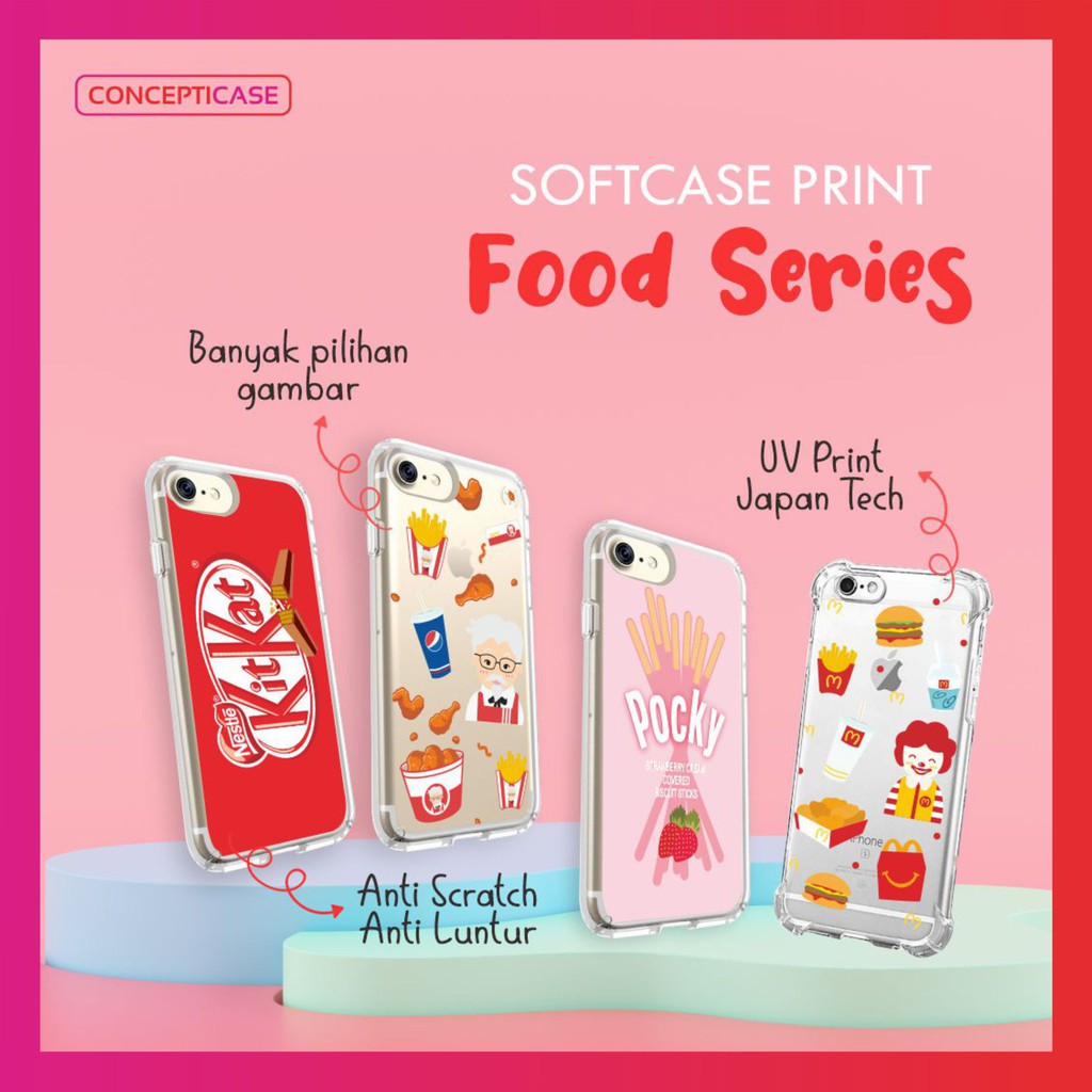 FOOD AND DRINKS  CUSTOM PRINT CASING HANDPHONE (SEMUA JENIS HP)