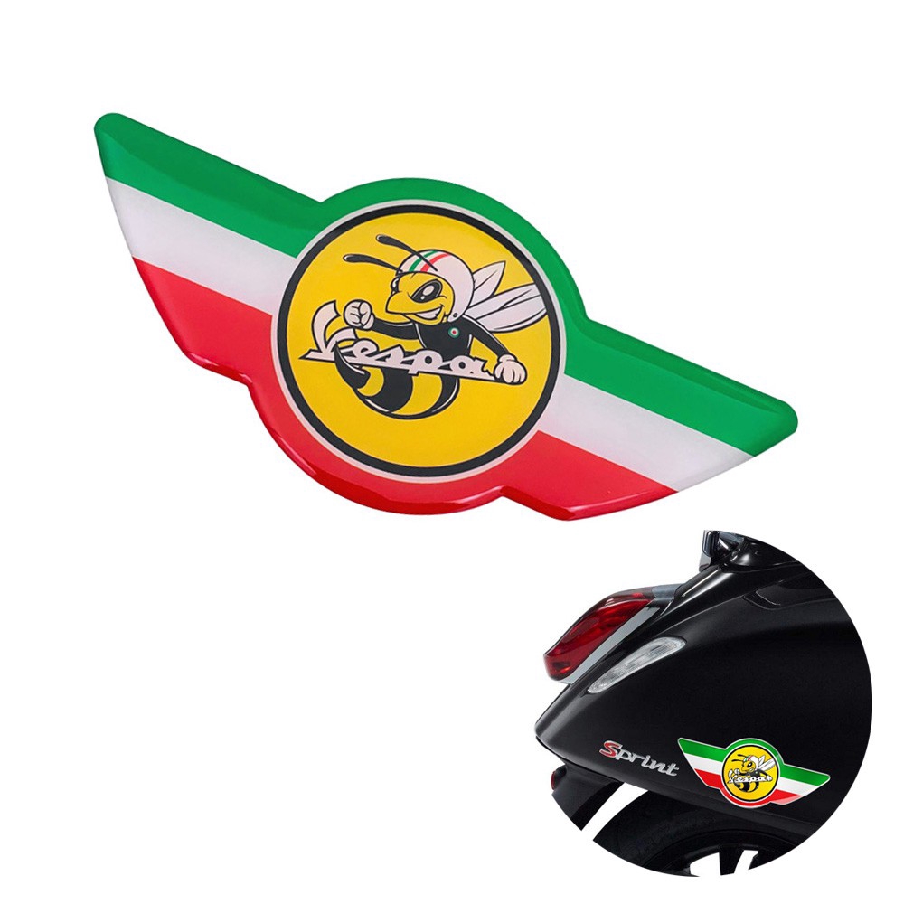 3D Motorcycle Decal Sticker Resin Italy Stickers Case for PIAGGIO VESPA GTS GTV LX LXV 125 250 300 Ie Super