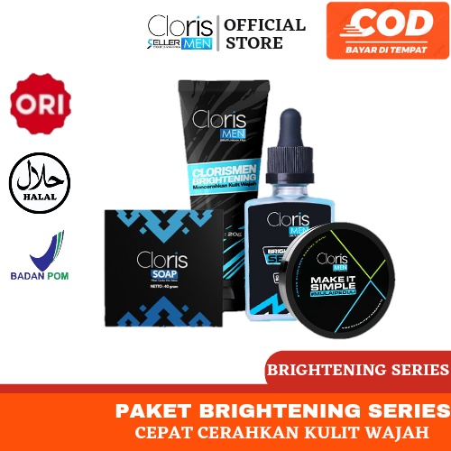 Jual CLORI MEN Clorismen Original Paket Perawatan Pria Lengkap Skincare ...