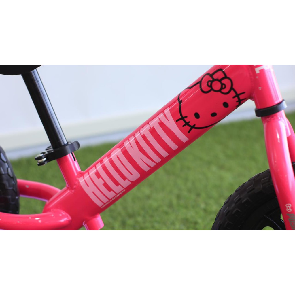 Sepeda Anak Pushbike 3.0 Eva Edisi Hello Kitty dari Element Bike Frame Hi Teen Steel Garansi Ori SNI-3