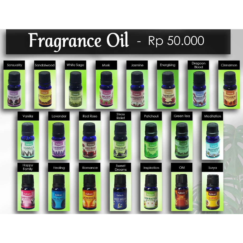Aromatic Fragrance Oil Tulasi NEW - Buy 2 Get 1 FREE