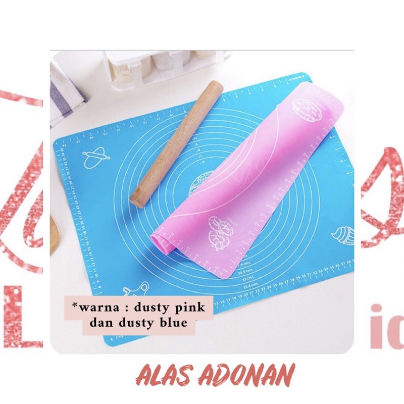 #LC-HL Alas Baking 50x40 cm Adonan Silikon / Baking Mat