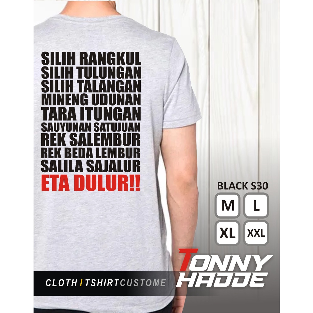 Kaos Baju Silih Tulungan Silih Rangkul / Kaos Distro Kata Kata Tulisan Sunda Keren
