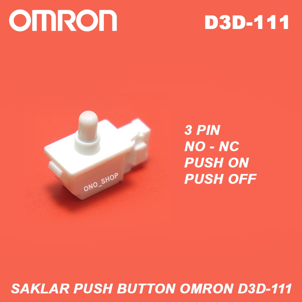 Omron D3D-1 - Saklar Push Button