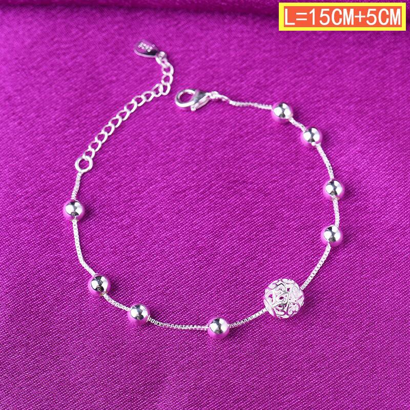 50 gaya 925 gelang perak asli, aksesoris perhiasan fashion Jepang dan Korea-13