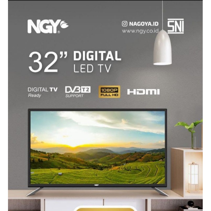 NAGOYA LED TV 32 INCH DIGITAL HDMI NGY-3208