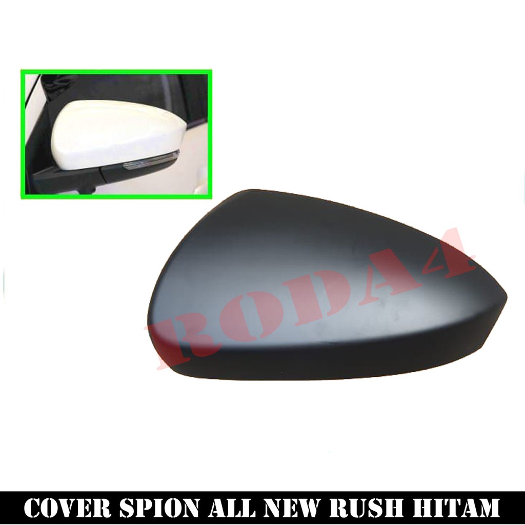 Cover Spion - Mirror Cover All New Rush Hitam Doff