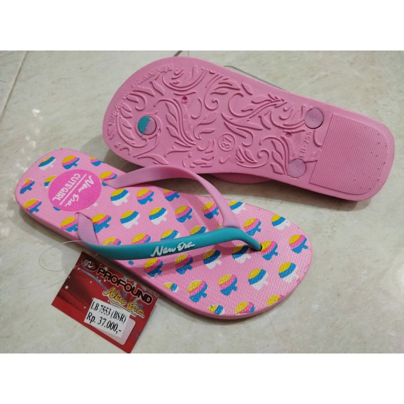 Sandal Jepit Karet Jelly Wanita New Era