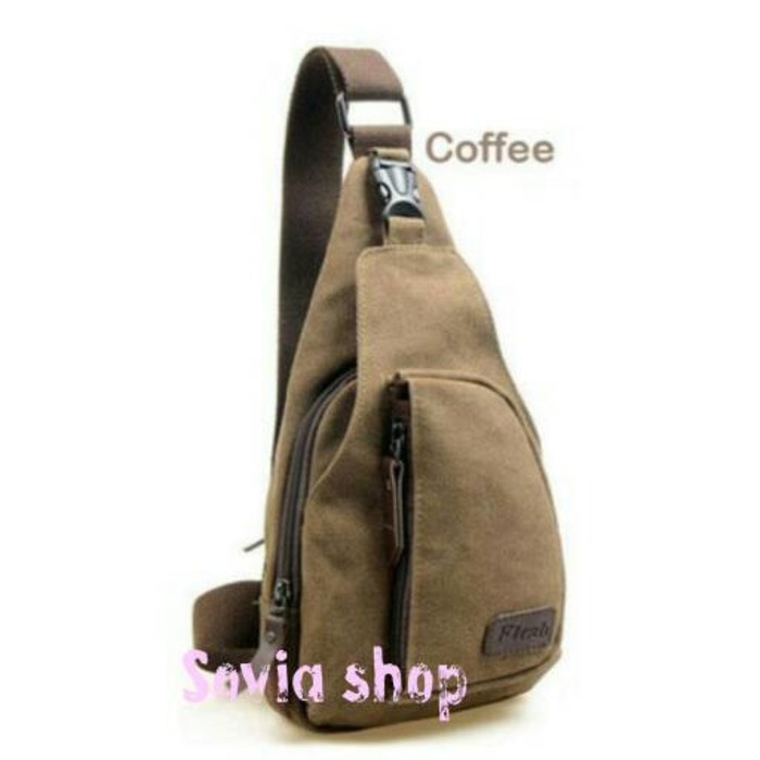 Tas kanvas selempang dada/tas kain/westbag
