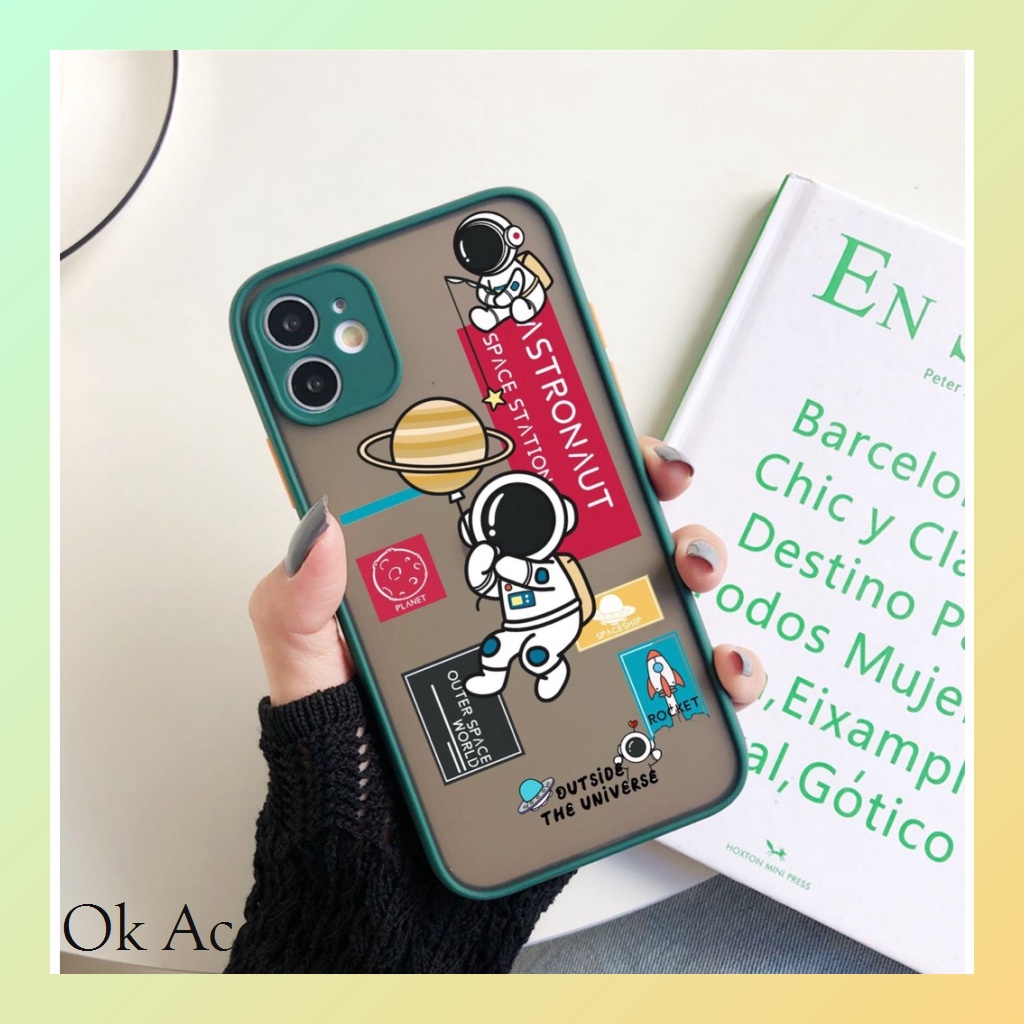 Softcase Motif NASA AA16 for Infinix Hot 8 9 10 10s 10t 11 11s 12 12i Play Note 7 Lite Smart 4 5 6 6+ HD NFC