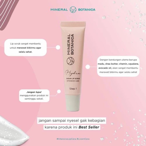 Mineral Botanica Hydra Sugar Lip Scrub Intensive Care