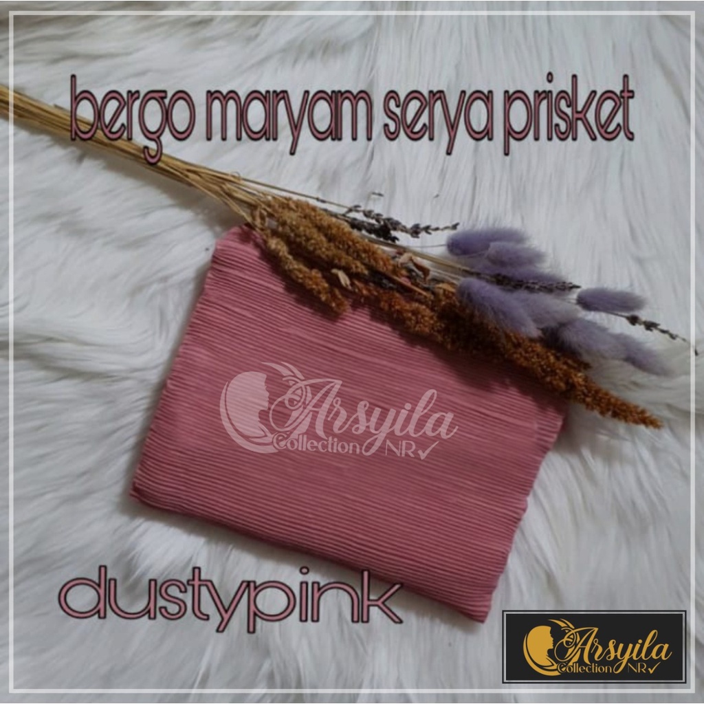 Jilbab instan plisket gesper uk depan 68 cm belakang 72 cm-2