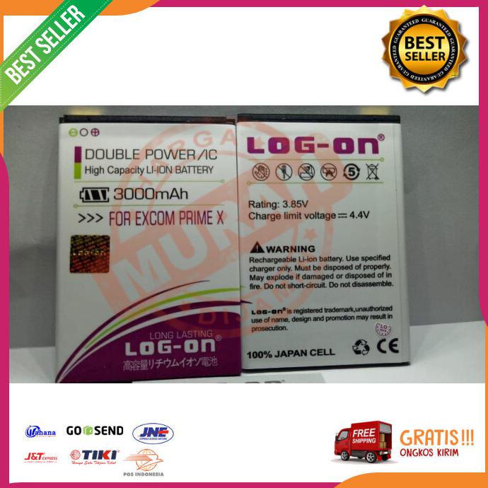 Acc Hp Baterai Nexcom Prime X 3000Mah Double Power Log On