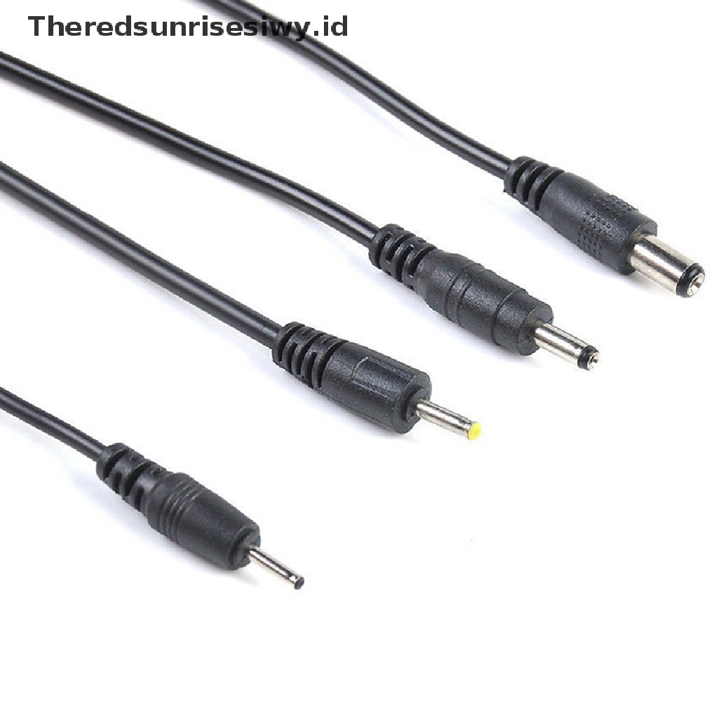 Kabel Power Konektor Usb Port Ke 2.5 3.5 4.0 5.5mm 5v Dc Barrel Jack Warna Hitam