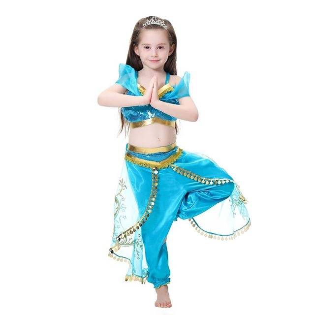 8100034 PRINCESS JASMINE DRESS / GAUN PRINCESS ALLADIN ANAK / DRESS INDIA ANAK IMPORT / KOSTUM ANAK