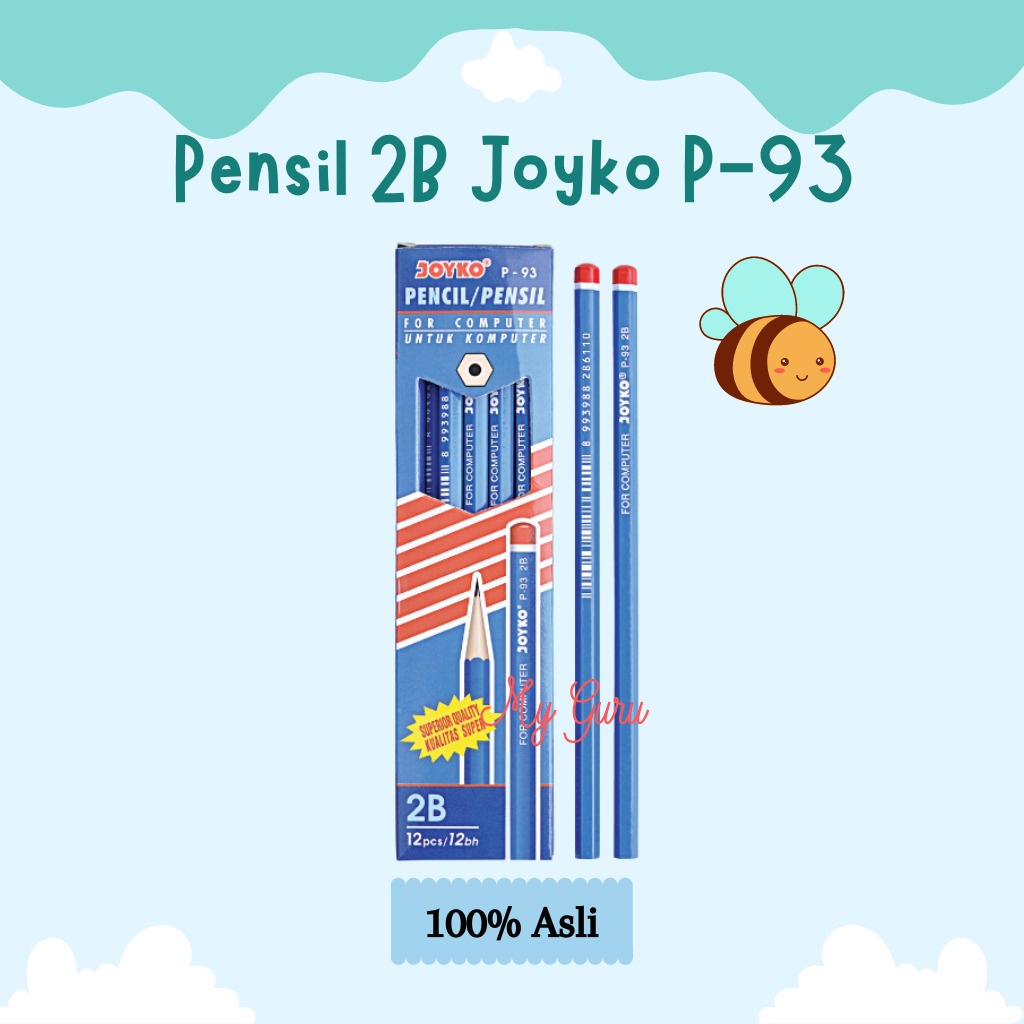 

[PAK] PENSIL 2B JOYKO P-93 PENSIL TULIS KAYU (12 PCS)