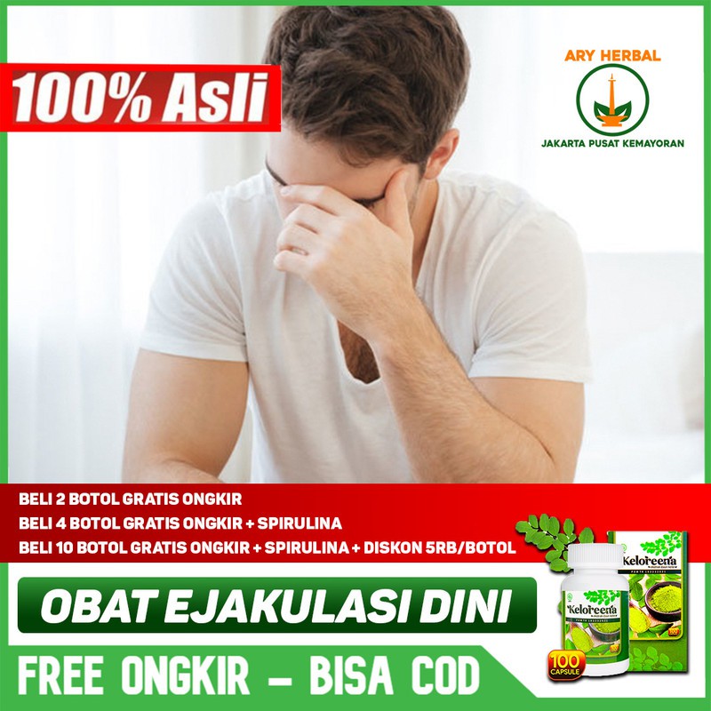 Obat Ejakulasi - Dini Keloreena Kapsul Eksrak Daun Kelor Asli 100% Original Herbal Terlaris