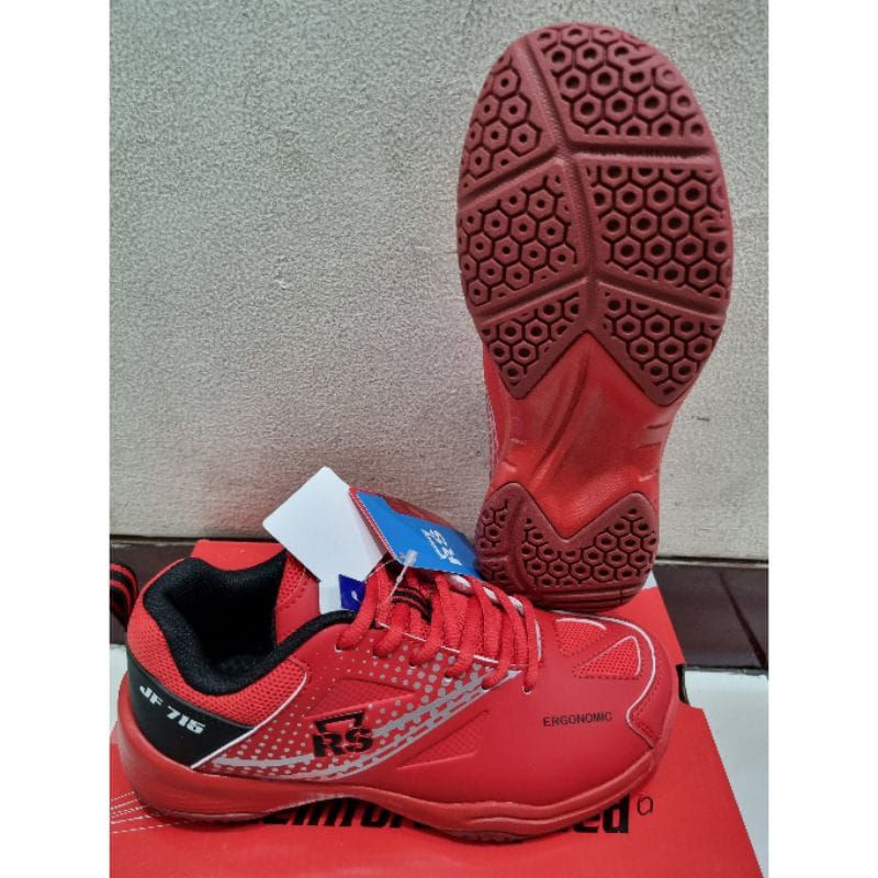 sepatu badminton rs jf 715 original