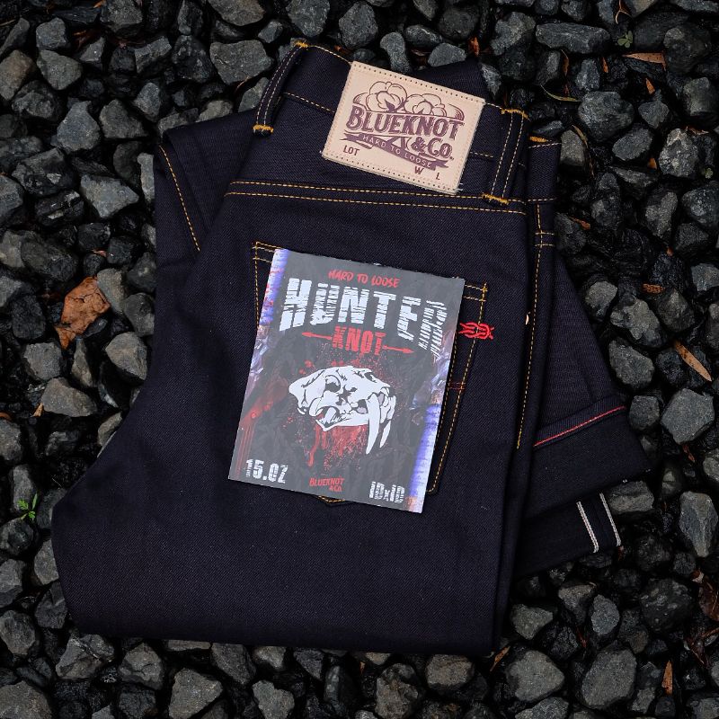 BLUEKNOT DENIM - HUNTER KNOT - Selvedge Denim - 15oz - Slim Straight