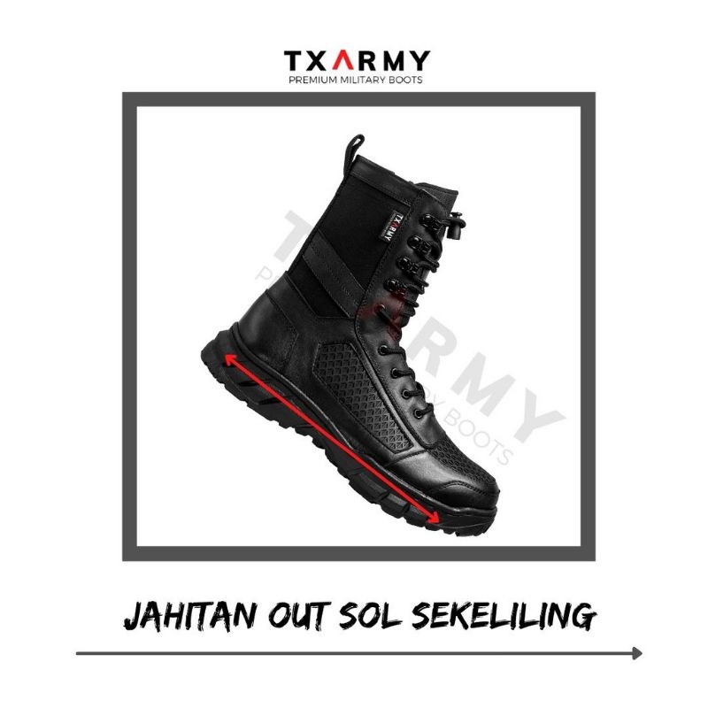 SEPATU PDL SARANG TAWON LIBRA MERK TX-ARMY BAHAN KULIT SAPI ASLI SEPATU PDL DINAS LAPANGAN TNI POLRI SECURITY SATPAM