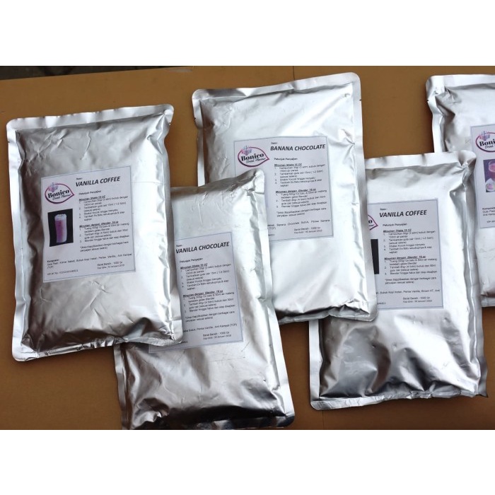

BONICO MANGGA POWDER 1KG BUBUK MINUMAN SHAKE MILK MANGO MANGGO