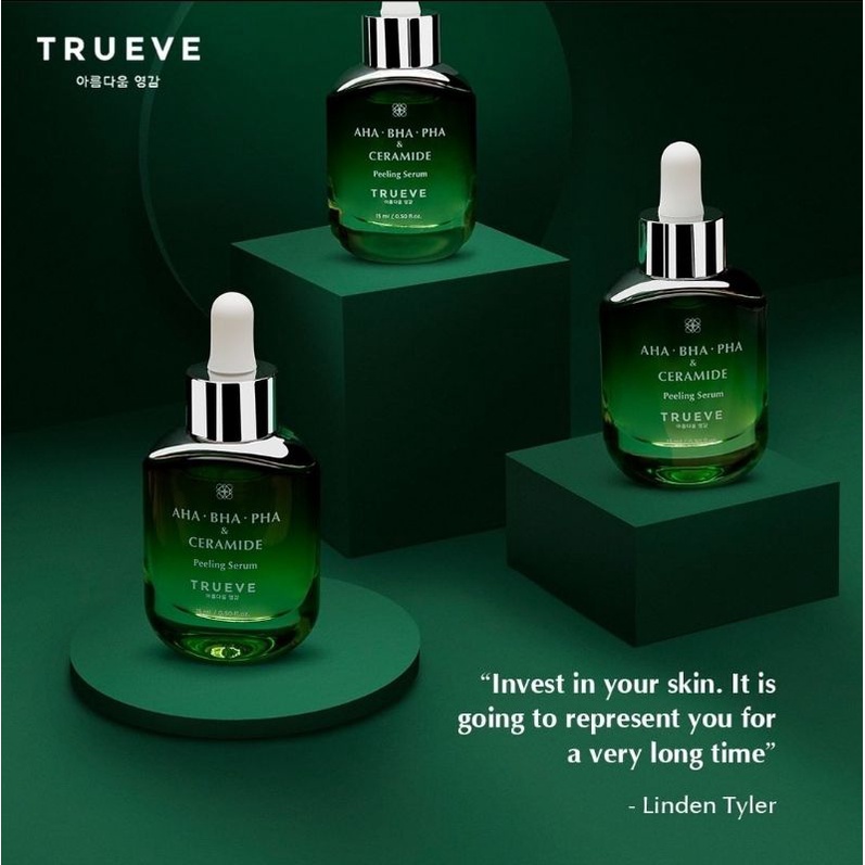 Trueve AHA - BHA - PHA &amp; Ceramide Peeling Serum